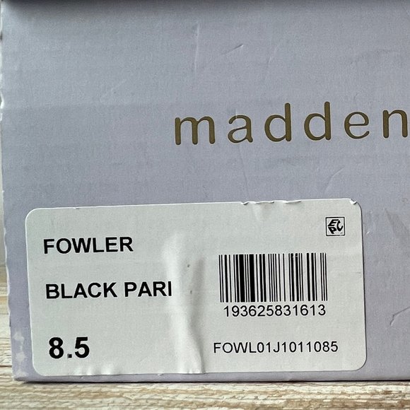 NIB!! Madden Girl Fowler Paris Black Platform Sandals - Picture 12 of 12